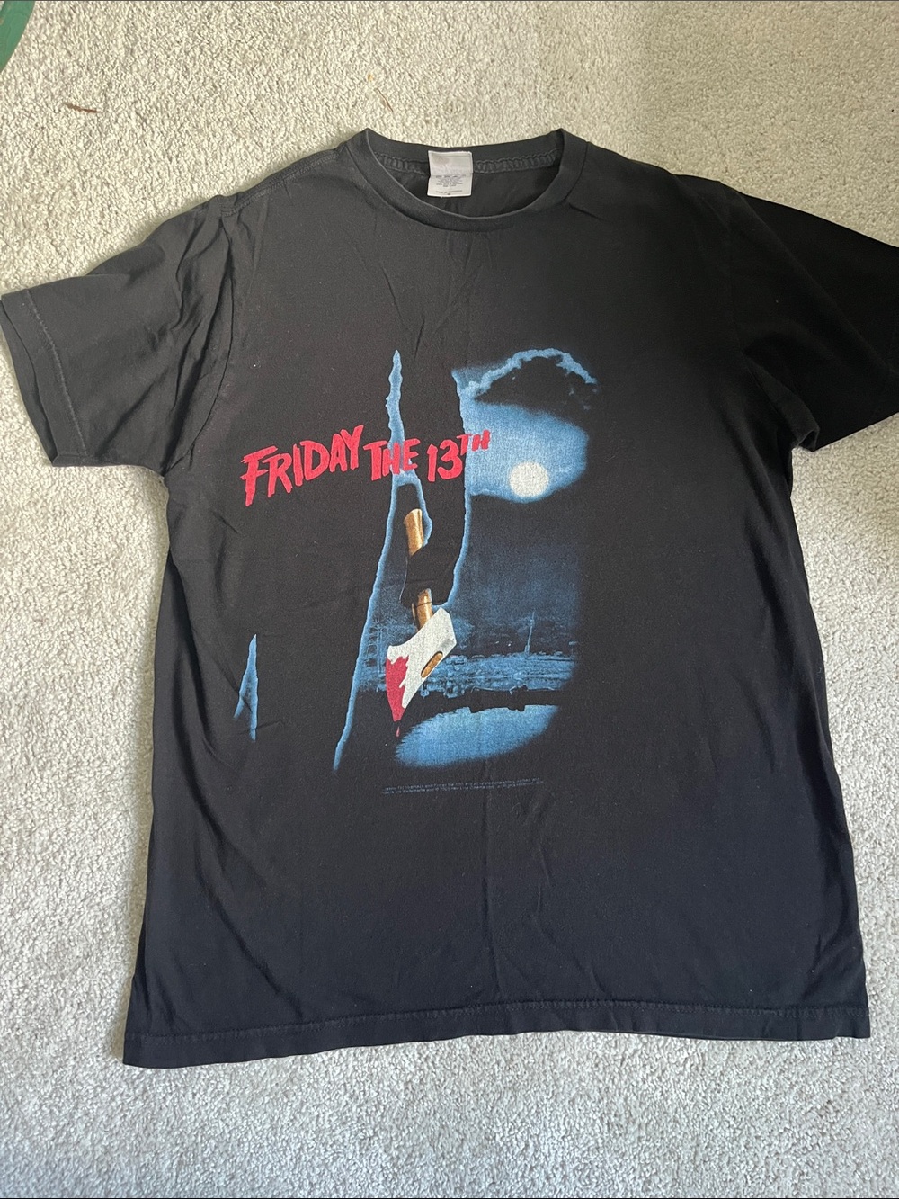 Friday the 13th Black Graphic Tee - Horror Movie Shirt
